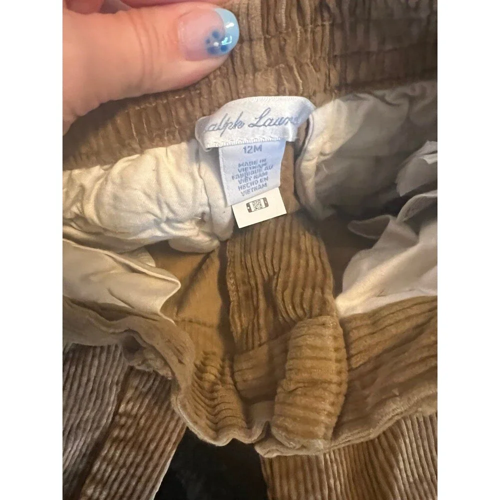 Ralph Lauren 12 month boys courdoroy pants